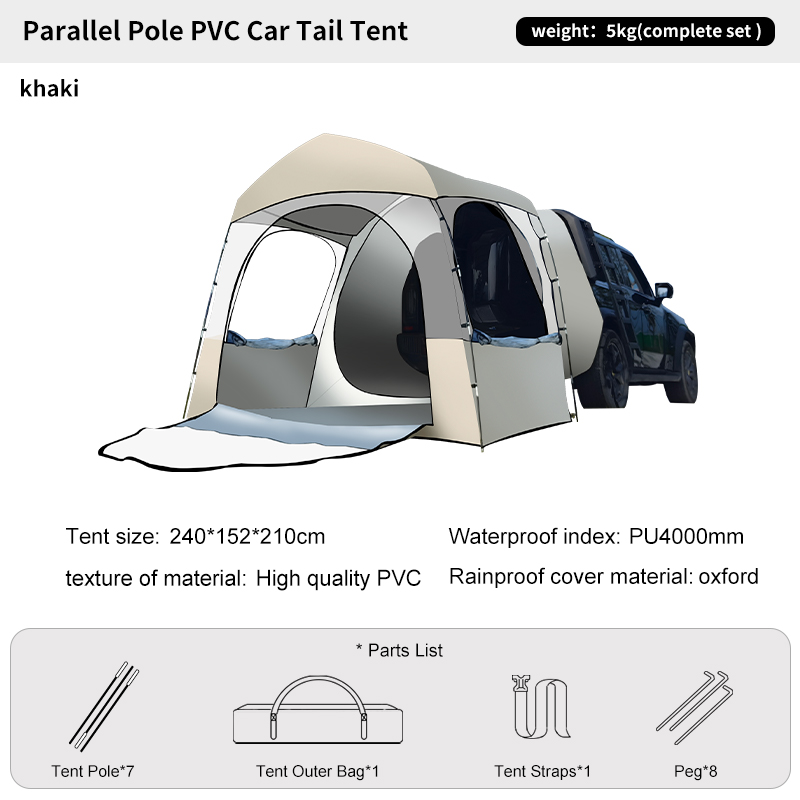 Outdoor Camping Van Tent - Tente SUV à bulles transparentes pour