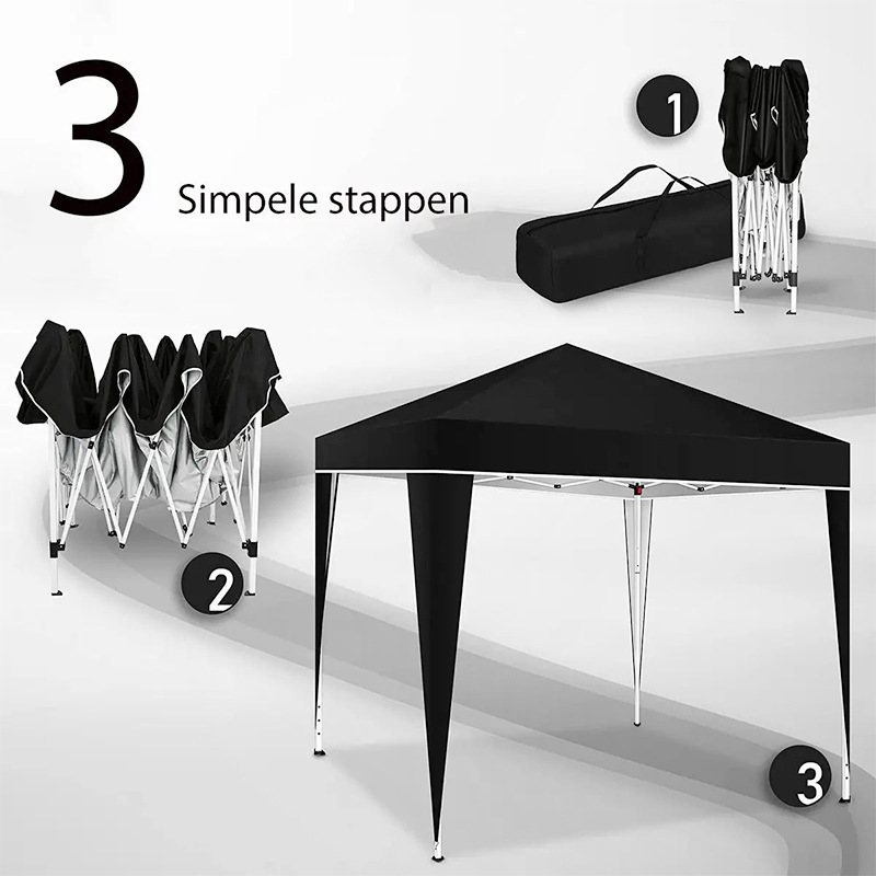 Outdoor Camping Exhibition - Tente pliante pop-up 3x3m à quatre