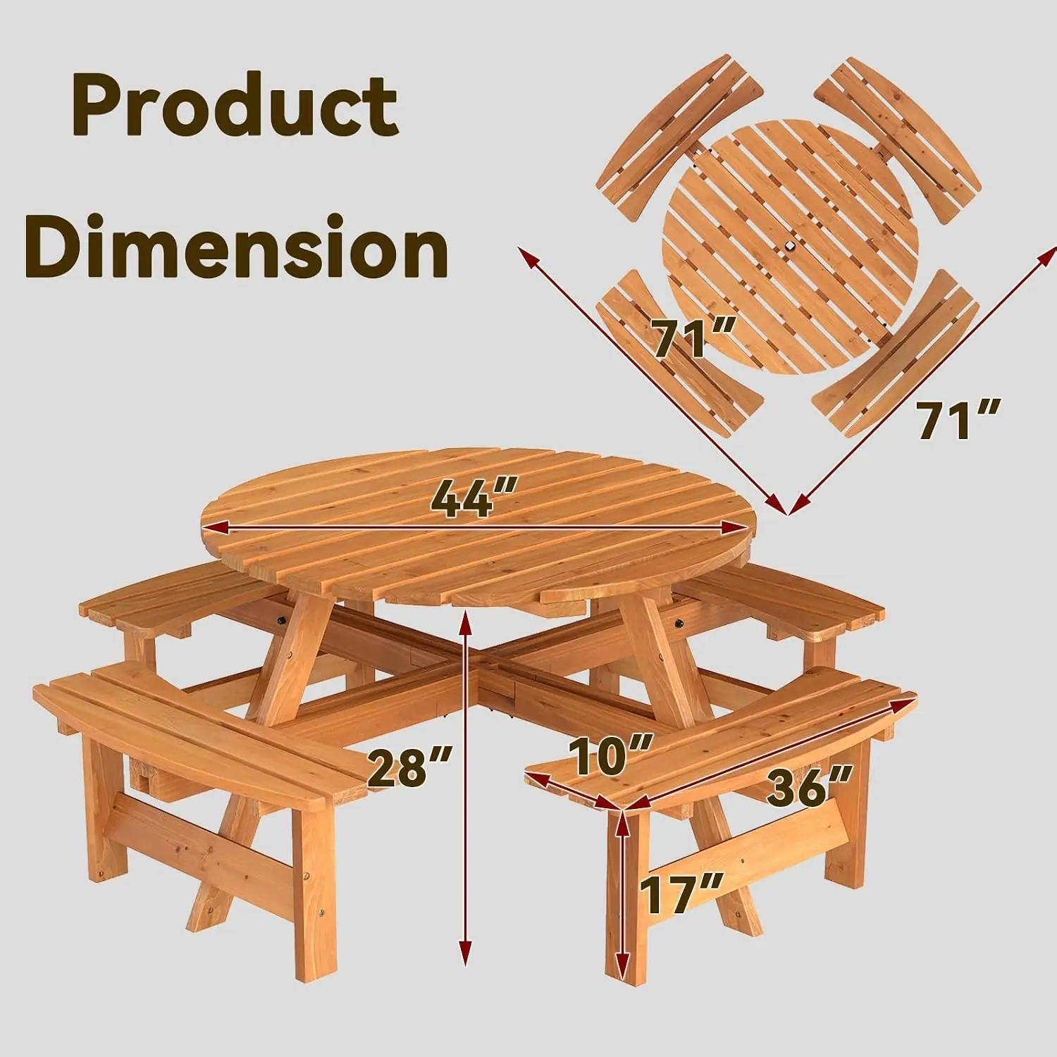 Ensemble de table de pique-niq - Outdoor Camping Usa avis et prix