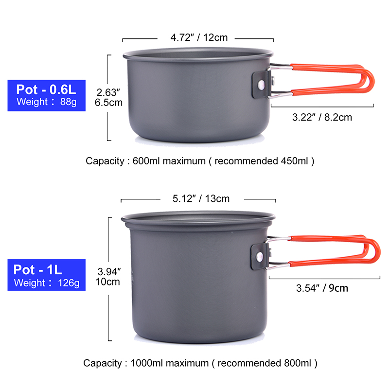 ESEA-Ensemble d'ustensiles de  - Outdoor Camping Dining Set avis et prix