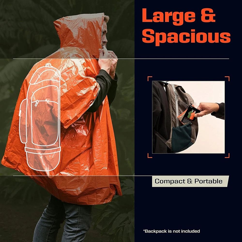 1 pièce : Poncho de pluie impe - Camping Rain Poncho avis et prix